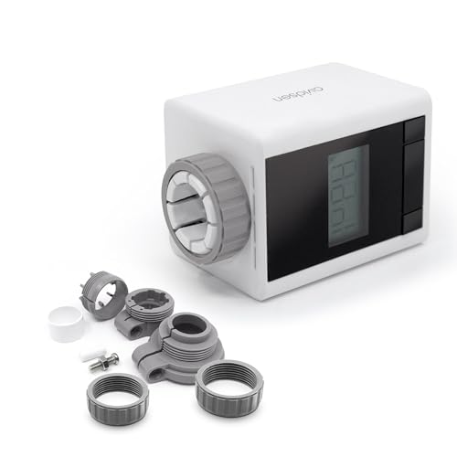 AVIDSEN Thermostat, smartes Heizkörper-Thermostat incl. Adapter, Funkverbindung zum Verbindungs-Relais (Wird zwingend benötigt), Smartphone App, ohne Abonnement, einfache Installation von Avidsen