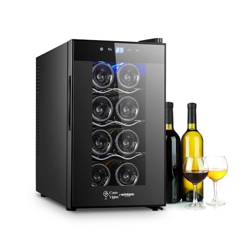 Avilia Leiser Weinkühlschrank für 8 Flaschen 65 W – Mini-Kühlschrank mit LED-Display, einstellbare Temperatur 8 – 18 °C, Auto Defrost – Weinkühlschrank 25 l Avilia Leiser Weinkühlschrank für 8 Flaschen 65 W – Mini-Kühlschrank mit LED-Display, einstellbare Temperatur 8 – 18 °C, Auto Defrost – Weinkühlschrank 25 l von Avilia
