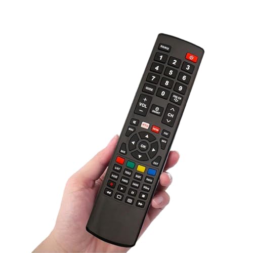 Avilia Universal-Fernbedienung für TV und Smart TV mit Schnelltasten YouTube und Netflix – kompatibel mit Marken wie Samsung, LG, Panasonic, Philips, Sony und Allen Fernsehern – verwaltet mehrere von Avilia