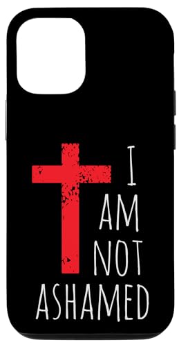 Hülle für iPhone 13 Ich schäme mich nicht - Großes Rotes Kreuz - Evangelium Christian von Avinu Apparel