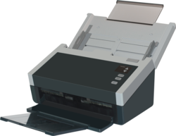 Avision AD240U - Dokumentenscanner - A4/Legal - 600 dpi - automatischer Dokumenteneinzug (80 Blätter) - bis zu 6000 Scanvorgänge/Tag - USB 2.0 (000-0863) von Avision