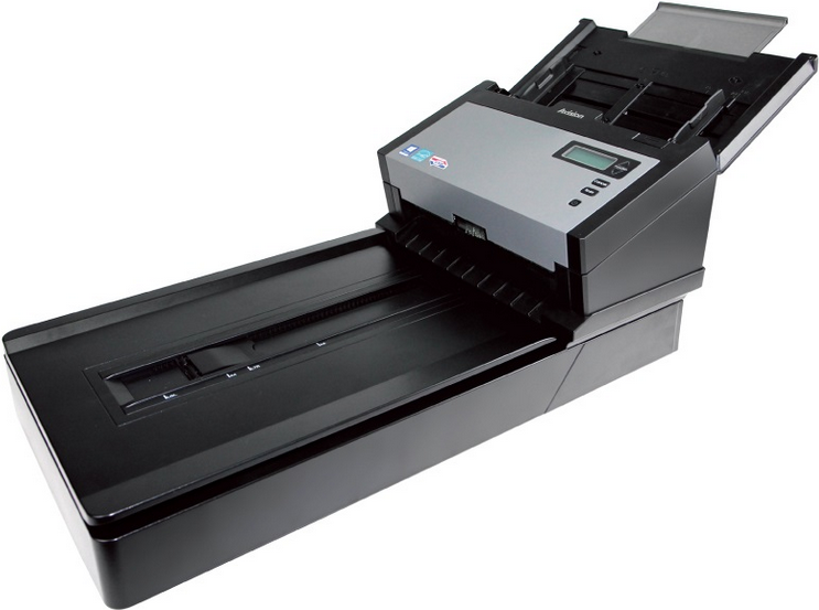 Avision AD280F 600 x 600 DPI Flachbett- & ADF-Scanner Schwarz - Grau A4 (DL-1509B) von Avision