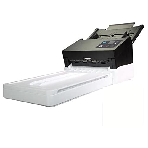 Avision AD370FWN Duplex Scanner mit A4 Flachbetteinheit | 70ppm/140ipm A4 Color 300dpi | 100 Seiten ADF | USB 3.1 | WLAN | Netzwerk | ISIS-TWAIN Treiber , Button Manager ,u.v.m von Avision