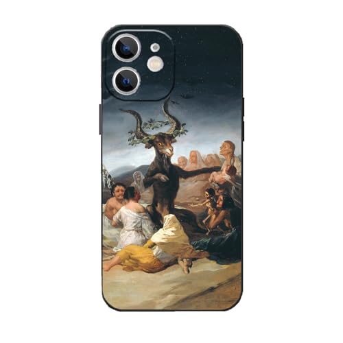 Avistinz Francisco Goya Schutzhülle für iPhone 11, Motiv: Hexen Sabbath von Francisco Goya, cool, schlank, stoßfest von Avistinz