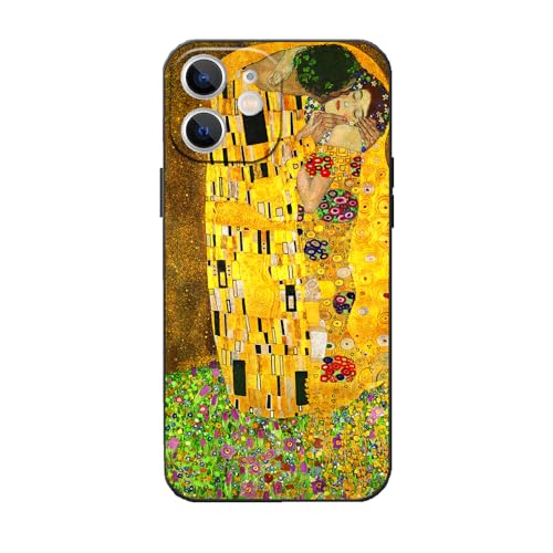 Avistinz Schutzhülle für iPhone 12, Der Kuss von Klimt Gustav Romantische Liebespaar-Handyhülle, Gelb, ästhetische, stoßfeste Handyhülle Avistinz Schutzhülle für iPhone 12, Der Kuss von Klimt Gustav Romantische Liebespaar-Handyhülle, Gelb, ästhetische, stoßfeste Handyhülle von Avistinz