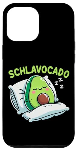 Schlavocado Avocado Schlafliebhaber Kawaii Schlafen Pyjama Hülle für iPhone 12 Pro Max von Avocado Liebhaber Schlafenthusiast Schlafanzug