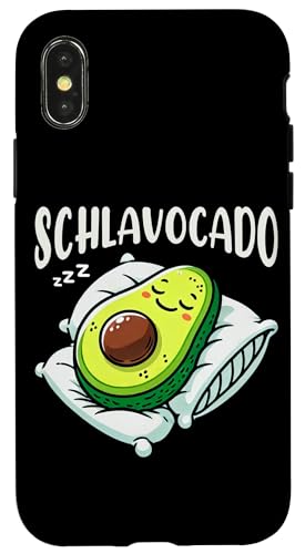 Schlavocado Avocado Schlafliebhaber Kawaii Schlafen Pyjama Hülle für iPhone X/XS Schlavocado Avocado Schlafliebhaber Kawaii Schlafen Pyjama Hülle für iPhone X/XS von Avocado Liebhaber Schlafenthusiast Schlafanzug