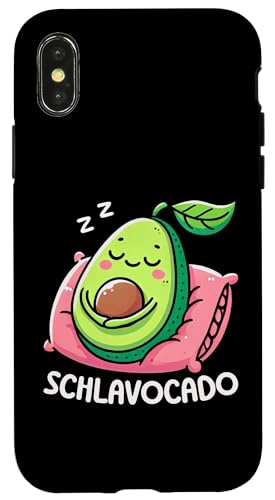Schlavocado Avocado Schlafliebhaber Kawaii Schlafen Pyjama Hülle für iPhone X/XS Schlavocado Avocado Schlafliebhaber Kawaii Schlafen Pyjama Hülle für iPhone X/XS von Avocado Liebhaber Schlafenthusiast Schlafanzug