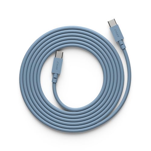Avolt USB-C zu USB-C Kabel - Die stilvolle und schnelle Ladelösung für Ihr iPhone, iPad oder jedes USB-C-fähige Gerät (Blau) von Avolt