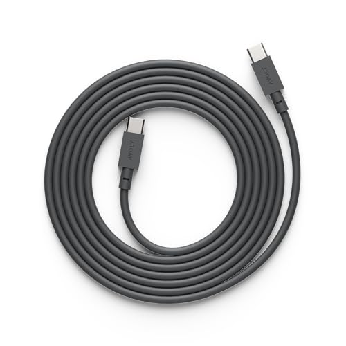 Avolt USB-C zu USB-C Kabel - Die stilvolle und schnelle Ladelösung für Ihr iPhone, iPad oder jedes USB-C-fähige Gerät (Schwarz) von Avolt