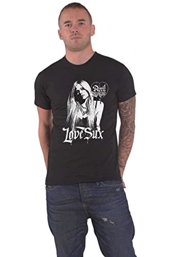 Avril Lavigne T-Shirt Love Sux Logo Neu Offiziell Unisex Schwarz Größe XL Avril Lavigne T-Shirt Love Sux Logo Neu Offiziell Unisex Schwarz Größe XL von Avril Lavigne