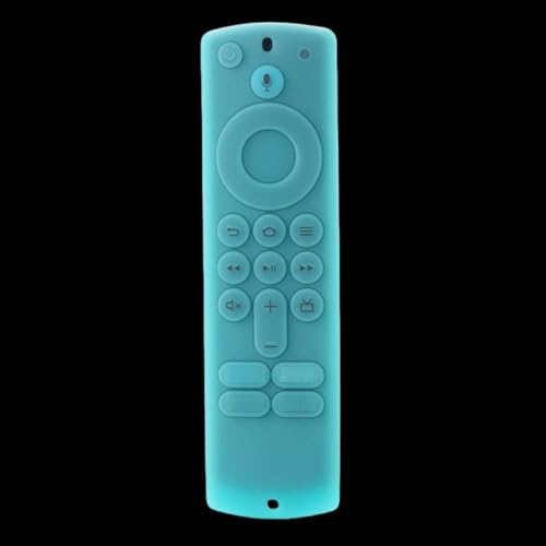 Silikon-Schutzhülle für Fernbedienung 3./4K/HD, rutschfest, leuchtende Schutzhülle mit Handschlaufe, Blau von Avtbeisty