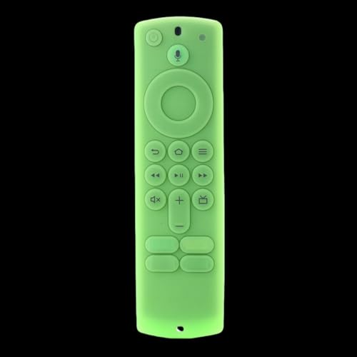 Silikon-Schutzhülle für Fernbedienung 3./4K/HD, rutschfest, leuchtende Schutzhülle mit Handschlaufe, Grün von Avtbeisty