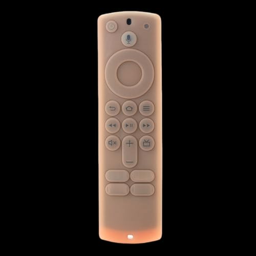 Silikon-Schutzhülle für Fernbedienung 3./4K/HD, rutschfest, leuchtende Schutzhülle mit Handschlaufe, Orange von Avtbeisty