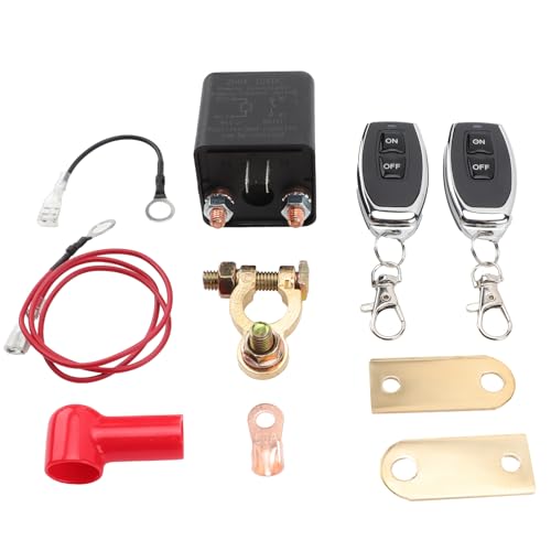 Avutrel Batterie Trennschalter, DC12V 200A Trennschalter, Auto-Batterie-Trennschalter mit 2 Fernbedienungen, Ferngesteuerter Auto-Stromversorgungsschalter für Auto, RV, Boot, Jacht, Anti-Diebstahl Avutrel Batterie Trennschalter, DC12V 200A Trennschalter, Auto-Batterie-Trennschalter mit 2 Fernbedienungen, Ferngesteuerter Auto-Stromversorgungsschalter für Auto, RV, Boot, Jacht, Anti-Diebstahl von Avutrel