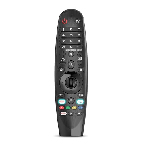 Ersatzfernbedienung Kompatibel mit Alle LG TVs, Infrarot Universalfernbedienung für LG Smart TV mit Netflix und Movies Tastenkombination für alle LG Fernseher (Keine Stimme und Zeigerfunktion) Ersatzfernbedienung Kompatibel mit Alle LG TVs, Infrarot Universalfernbedienung für LG Smart TV mit Netflix und Movies Tastenkombination für alle LG Fernseher (Keine Stimme und Zeigerfunktion) von Awanber