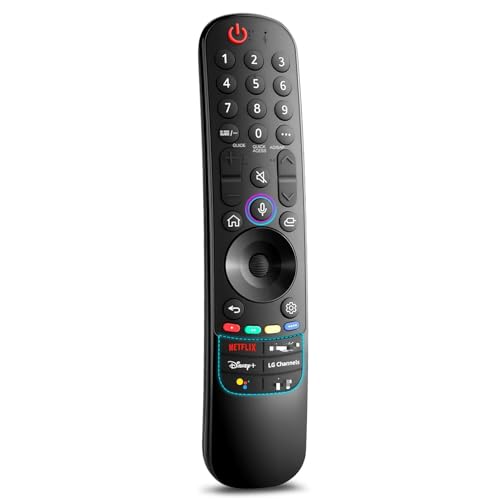 Sprach Ersatzfernbedienung Kompatibel mit LG Smart TVs mit Zeigerfunktion, Voice Ersatz Fernbedienung Kompatibel mit 2017-2024 LG TV AN-MR23GA MR24GA MR22GA MR21GA mit Movies und Netflix Tasten Sprach Ersatzfernbedienung Kompatibel mit LG Smart TVs mit Zeigerfunktion, Voice Ersatz Fernbedienung Kompatibel mit 2017-2024 LG TV AN-MR23GA MR24GA MR22GA MR21GA mit Movies und Netflix Tasten von Awanber