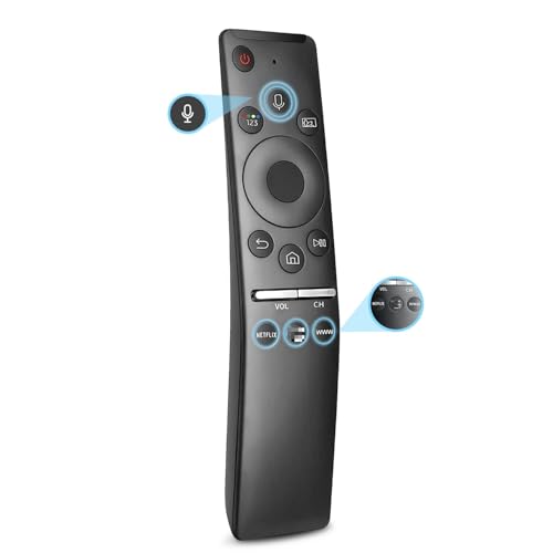 Universal Sprachfernbedienung für Samsung Smart TV, Ersatz Fernbedienung Kompatibel für Alle 2018-2023 Samsung Smart Curved Frame QLED LCD 8K 4K Fernseher mit Sprachfunktion Universal Sprachfernbedienung für Samsung Smart TV, Ersatz Fernbedienung Kompatibel für Alle 2018-2023 Samsung Smart Curved Frame QLED LCD 8K 4K Fernseher mit Sprachfunktion von Awanber