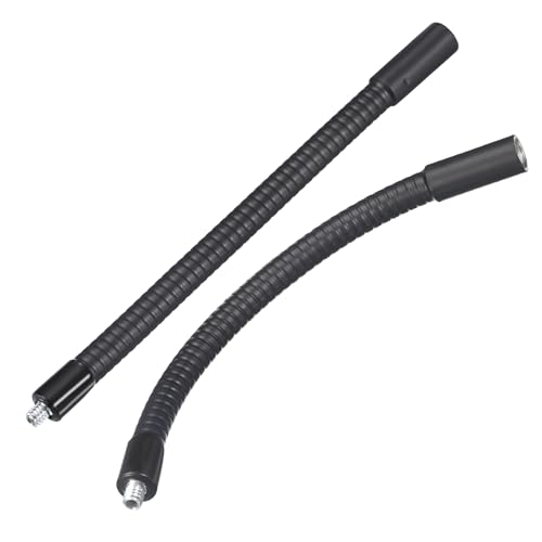 Awclub Flexibler Schwanenhals-Schlauch, 20,3 cm (1/4 Zoll) 20 Innengewinde auf Außengewinde, Universal-Arm, Schwanenhals-Verlängerungshalter für Mikrofon, Stativ, Telefon, Kamera, LED-Videoleuchten, 2 von Awclub
