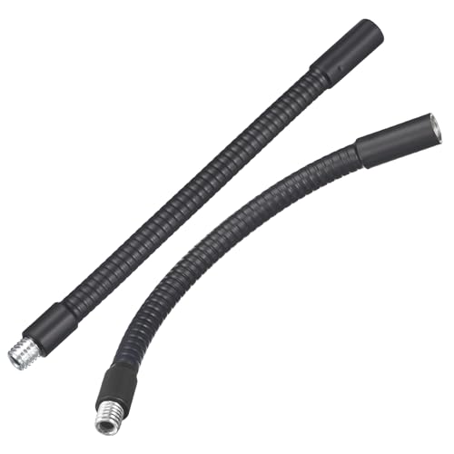 Awclub Flexibler Schwanenhals-Schlauch, 20,3 cm (8 Zoll), 0,95 cm (3/8 Zoll) Innengewinde auf Außengewinde, Universal-Arm, Schwanenhals-Verlängerungshalter für Mikrofon, Stativ, Telefon, Kamera von Awclub