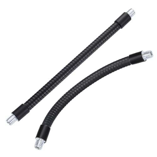 Awclub Flexibler Schwanenhals-Schlauch, 20,3 cm (8 Zoll), 3/8-Zoll-16 Außengewinde, Universal-Arm, Schwanenhals-Verlängerungshalter für Mikrofon, Stativ, Telefon, Kamera, LED-Videoleuchten, 2 Stück von Awclub