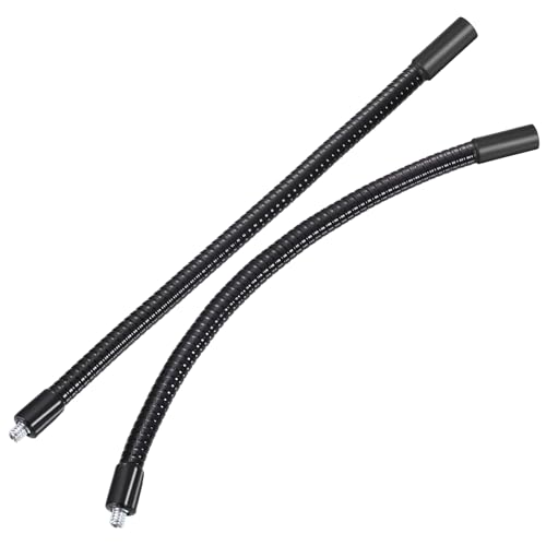 Awclub Flexibler Schwanenhals-Schlauch, 3/8-Zoll-Innengewinde auf 1/4-Zoll-Außengewinde, Universal-Arm, Schwanenhals-Verlängerungshalter für Mikrofon, Stativ, Telefon, Kamera, LED-Videoleuchten, 2 von Awclub