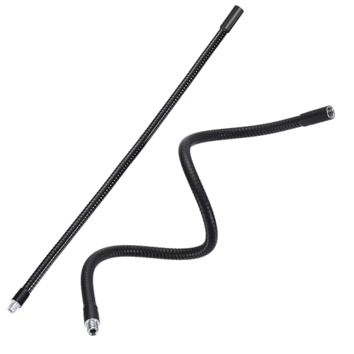 Awclub Flexibler Schwanenhals-Schlauch, 50,8 cm (3/8 Zoll) Innengewinde auf Außengewinde, Universal-Arm, Schwanenhals-Verlängerungshalter für Mikrofon, Stativ, Telefon, Kamera, LED-Videoleuchten, 2 von Awclub