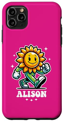 Alison Süße Sonnenblume Design für Mädchen Name Alison Hülle für iPhone 11 Pro Max Alison Süße Sonnenblume Design für Mädchen Name Alison Hülle für iPhone 11 Pro Max von Awesome Alison Designs for Girls Name Alison