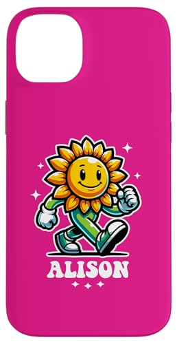 Alison Süße Sonnenblume Design für Mädchen Name Alison Hülle für iPhone 14 Plus von Awesome Alison Designs for Girls Name Alison