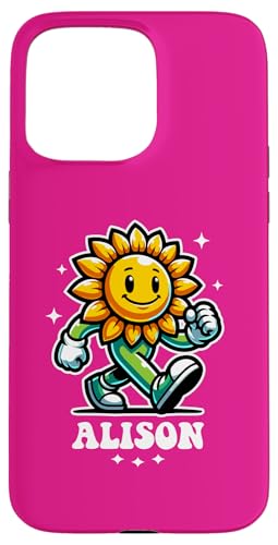 Alison Süße Sonnenblume Design für Mädchen Name Alison Hülle für iPhone 15 Pro Max Alison Süße Sonnenblume Design für Mädchen Name Alison Hülle für iPhone 15 Pro Max von Awesome Alison Designs for Girls Name Alison