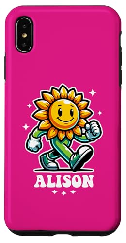 Alison Süße Sonnenblume Design für Mädchen Name Alison Hülle für iPhone XS Max von Awesome Alison Designs for Girls Name Alison