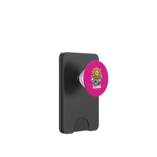 Alison Süße Sonnenblume Design für Mädchen Name Alison PopSockets PopWallet für MagSafe von Awesome Alison Designs for Girls Name Alison