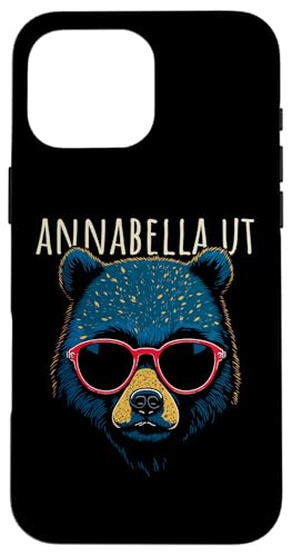 Annabella Utah USA Cool Bear mit Sonnenbrille Design Hülle für iPhone 16 Pro Max Annabella Utah USA Cool Bear mit Sonnenbrille Design Hülle für iPhone 16 Pro Max von Awesome Annabella Utah USA Designs and Souvenirs
