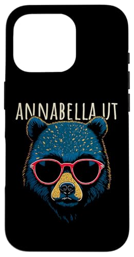 Annabella Utah USA Cool Bear mit Sonnenbrille Design Hülle für iPhone 16 Pro Annabella Utah USA Cool Bear mit Sonnenbrille Design Hülle für iPhone 16 Pro von Awesome Annabella Utah USA Designs and Souvenirs