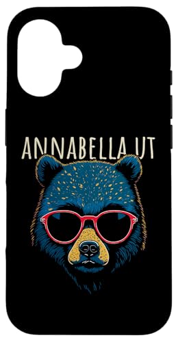 Annabella Utah USA Cool Bear mit Sonnenbrille Design Hülle für iPhone 16 von Awesome Annabella Utah USA Designs and Souvenirs