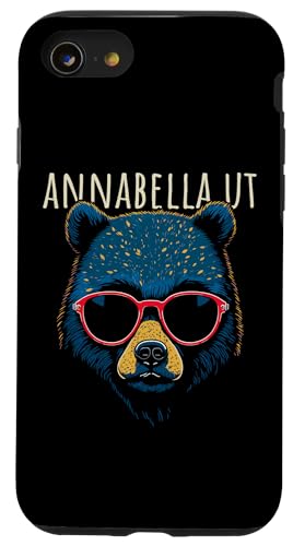 Annabella Utah USA Cool Bear mit Sonnenbrille Design Hülle für iPhone SE (2020) / 7 / 8 von Awesome Annabella Utah USA Designs and Souvenirs