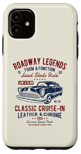 Automotive Nostalgia Oldtimer Cruise In Distressed Design Hülle für iPhone 11 Automotive Nostalgia Oldtimer Cruise In Distressed Design Hülle für iPhone 11 von Awesome Classic Car Show Designs and Souvenirs