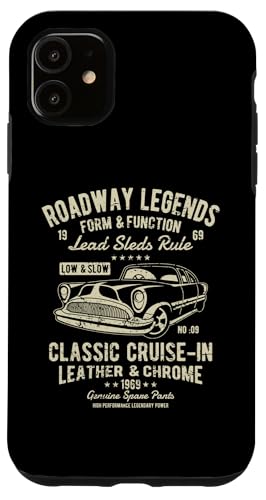Automotive Nostalgia Oldtimer Cruise In Distressed Design Hülle für iPhone 11 Automotive Nostalgia Oldtimer Cruise In Distressed Design Hülle für iPhone 11 von Awesome Classic Car Show Designs and Souvenirs