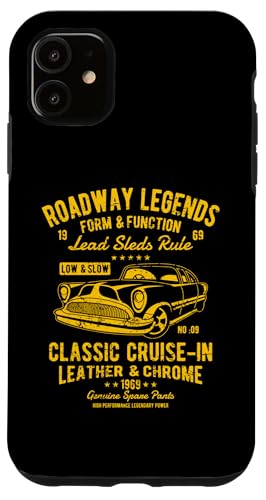 Automotive Nostalgia Oldtimer Cruise In Distressed Design Hülle für iPhone 11 Automotive Nostalgia Oldtimer Cruise In Distressed Design Hülle für iPhone 11 von Awesome Classic Car Show Designs and Souvenirs