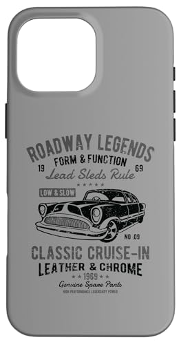 Automotive Nostalgia Oldtimer Cruise In Distressed Design Hülle für iPhone 16 Pro Max Automotive Nostalgia Oldtimer Cruise In Distressed Design Hülle für iPhone 16 Pro Max von Awesome Classic Car Show Designs and Souvenirs