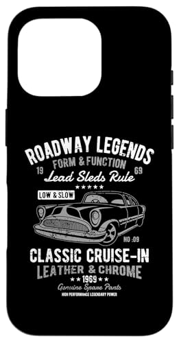 Automotive Nostalgia Oldtimer Cruise In Distressed Design Hülle für iPhone 16 Pro Automotive Nostalgia Oldtimer Cruise In Distressed Design Hülle für iPhone 16 Pro von Awesome Classic Car Show Designs and Souvenirs