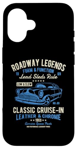 Automotive Nostalgia Oldtimer Cruise In Distressed Design Hülle für iPhone 16 Automotive Nostalgia Oldtimer Cruise In Distressed Design Hülle für iPhone 16 von Awesome Classic Car Show Designs and Souvenirs