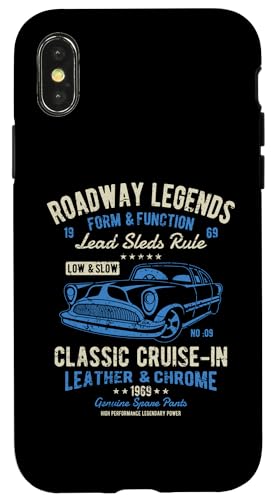 Automotive Nostalgia Oldtimer Cruise In Distressed Design Hülle für iPhone X/XS Automotive Nostalgia Oldtimer Cruise In Distressed Design Hülle für iPhone X/XS von Awesome Classic Car Show Designs and Souvenirs