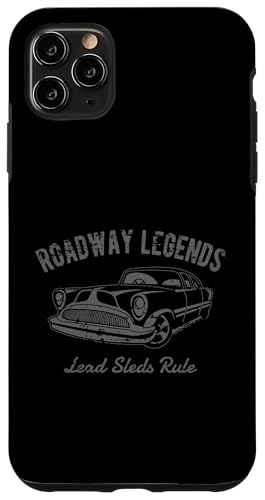 Roadway Legends Bleischlitten Lineal Classic Car Retro Design Hülle für iPhone 11 Pro Max von Awesome Classic Car Show Designs and Souvenirs
