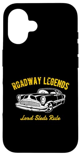 Roadway Legends Bleischlitten Lineal Classic Car Retro Design Hülle für iPhone 16 Roadway Legends Bleischlitten Lineal Classic Car Retro Design Hülle für iPhone 16 von Awesome Classic Car Show Designs and Souvenirs