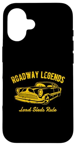 Roadway Legends Bleischlitten Lineal Classic Car Retro Design Hülle für iPhone 16 Roadway Legends Bleischlitten Lineal Classic Car Retro Design Hülle für iPhone 16 von Awesome Classic Car Show Designs and Souvenirs
