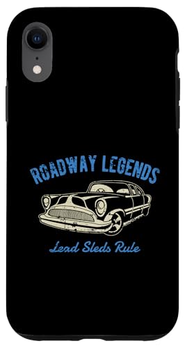 Roadway Legends Bleischlitten Lineal Classic Car Retro Design Hülle für iPhone XR Roadway Legends Bleischlitten Lineal Classic Car Retro Design Hülle für iPhone XR von Awesome Classic Car Show Designs and Souvenirs