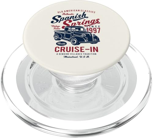 Spanish Springs Cruise-In Vintage Rides Villages FL Design PopSockets PopGrip für MagSafe Spanish Springs Cruise-In Vintage Rides Villages FL Design PopSockets PopGrip für MagSafe von Awesome Classic Car Show Designs and Souvenirs