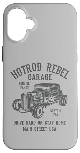 Hotrod Rebel Automotive Nostalgie Old Car Design Hülle für iPhone 16 Plus Hotrod Rebel Automotive Nostalgie Old Car Design Hülle für iPhone 16 Plus von Awesome Classic Hotrod Car Designs and Souvenirs