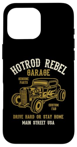 Hotrod Rebel Automotive Nostalgie Old Car Design Hülle für iPhone 16 Pro Max Hotrod Rebel Automotive Nostalgie Old Car Design Hülle für iPhone 16 Pro Max von Awesome Classic Hotrod Car Designs and Souvenirs